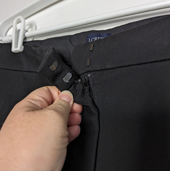 NWT J Crew Factory Black Kelsey Pant Professional Career Work Slack 12 - Picture 4 of 13